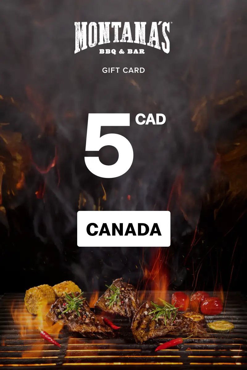 Montana's 5 CAD Gift Card (Canada) - Digital Key