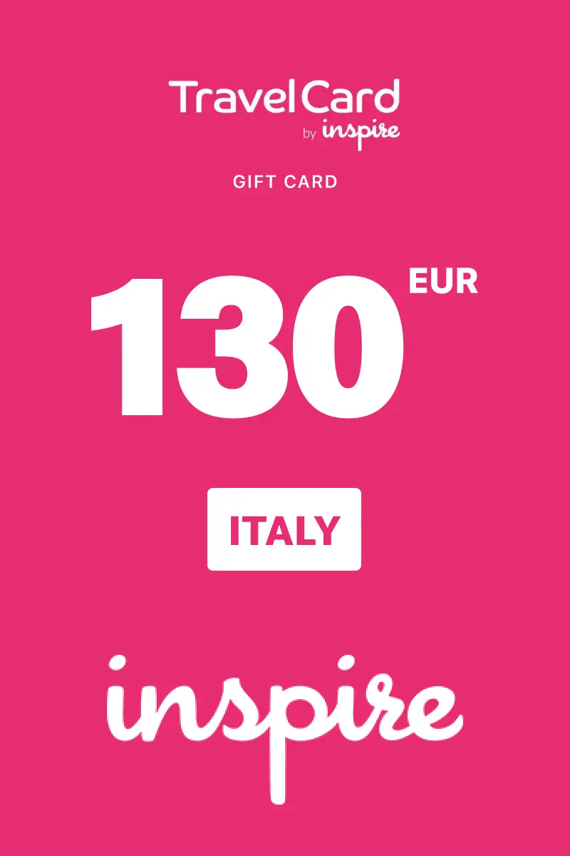TravelCard by Inspire 130 EUR Gift Card (Italy) - Digital Key