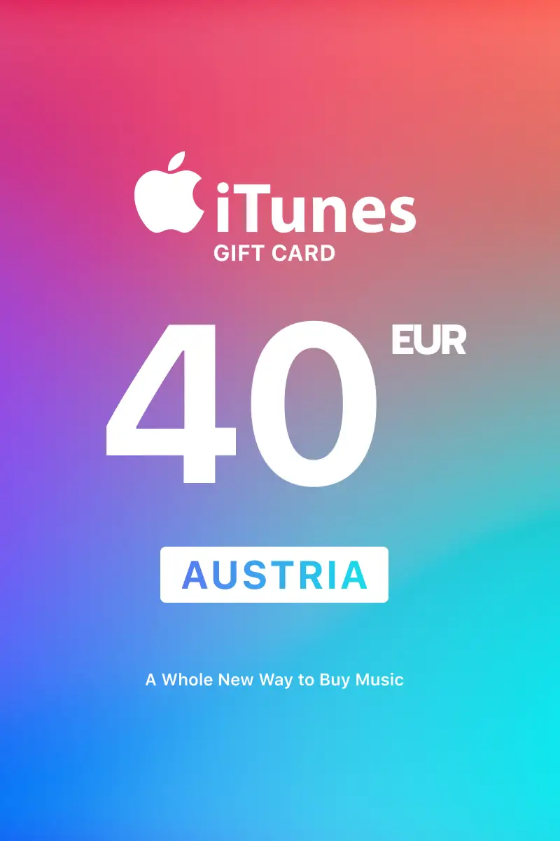 Apple iTunes 40 EUR Gift Card (Austria) - Digital Key