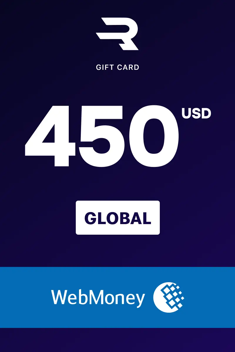 Rewarble WebMoney 450 USD Gift Card (Global) - Rewarble - Digital Key