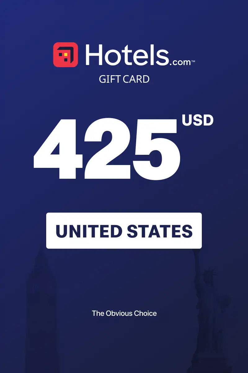 Hotels.com 425 USD Gift Card (United States) - Digital Key