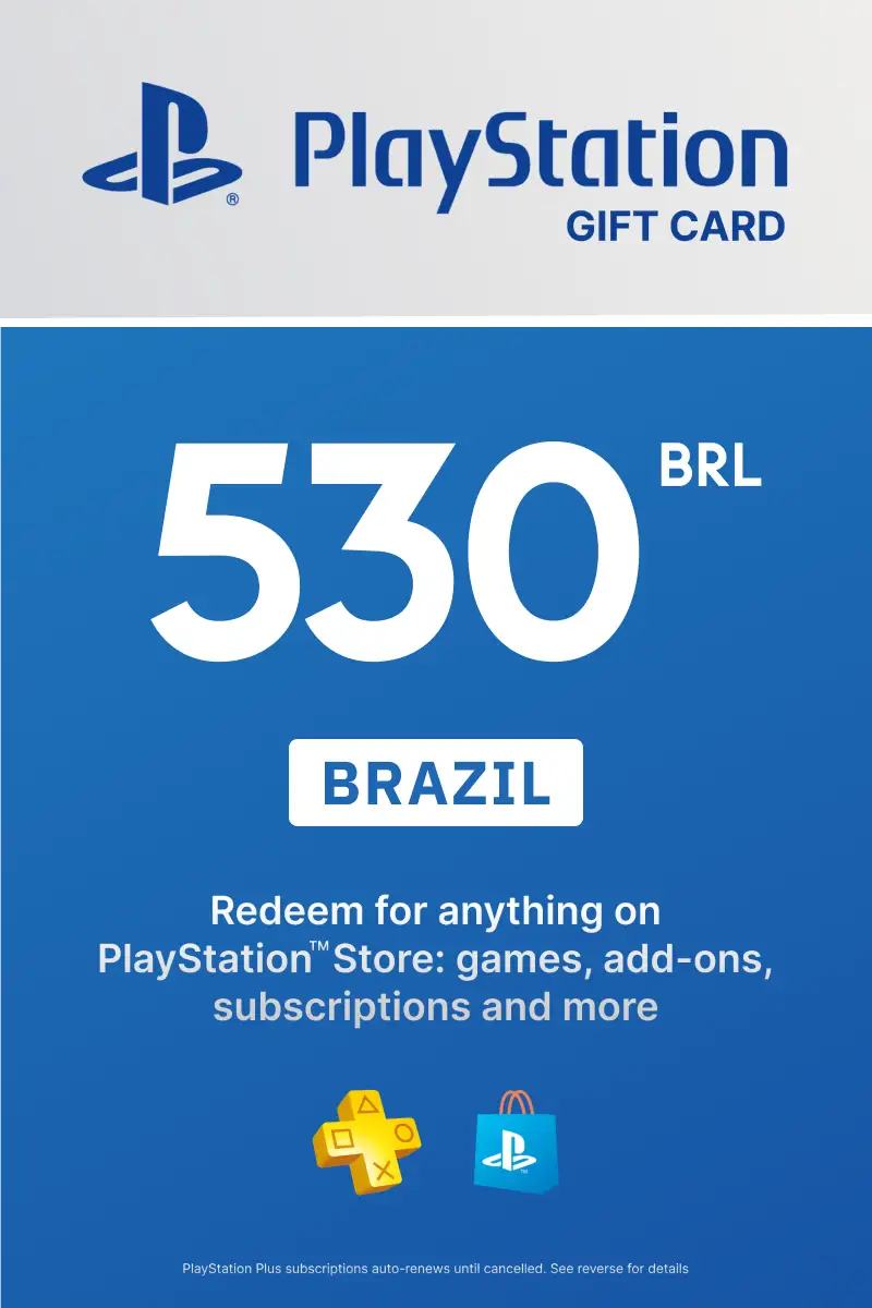 PlayStation Store 530 BRL Gift Card (Brazil) - Digital Key