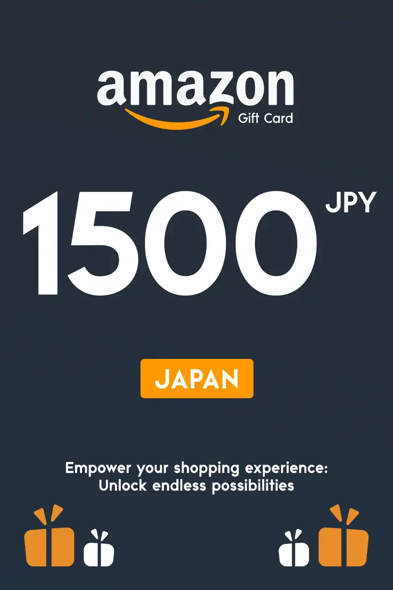 Amazon 1500 JPY Gift Card (Japan) - Digital Key