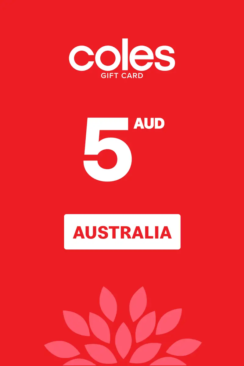 Coles 5 AUD Gift Card (Australia) - Digital Key