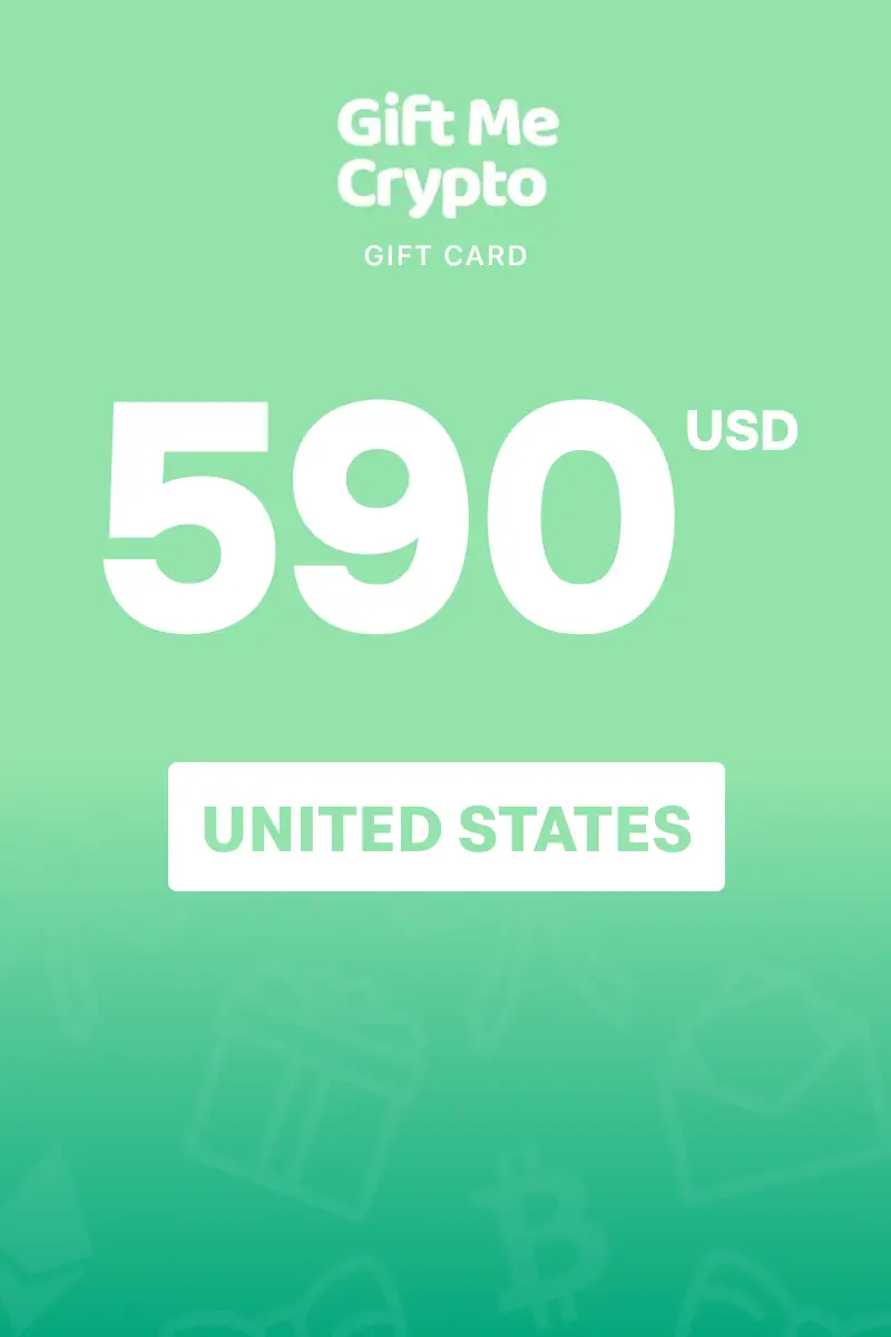Gift Me Crypto (BTC) 590 USD Gift Card (United States) - Digital Key
