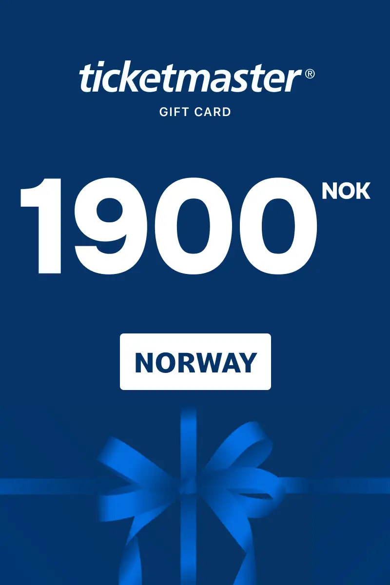 Ticketmaster 1900 NOK Gift Card (Norway) - Digital Key