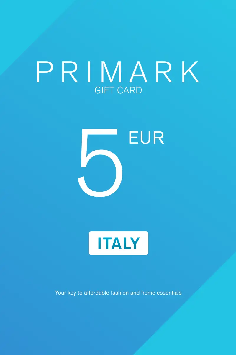 Primark 5 EUR Gift Card (Italy) - Digital Key