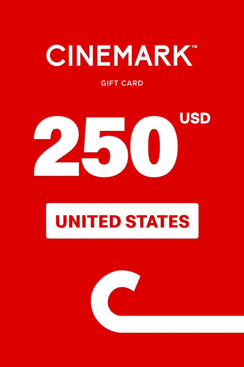 Cinemark 250 USD Gift Card (United States) - Digital Key