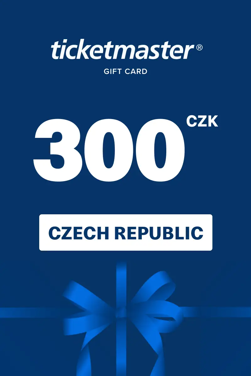 Ticketmaster 300 CZK Gift Card (Czech Republic) - Digital Key