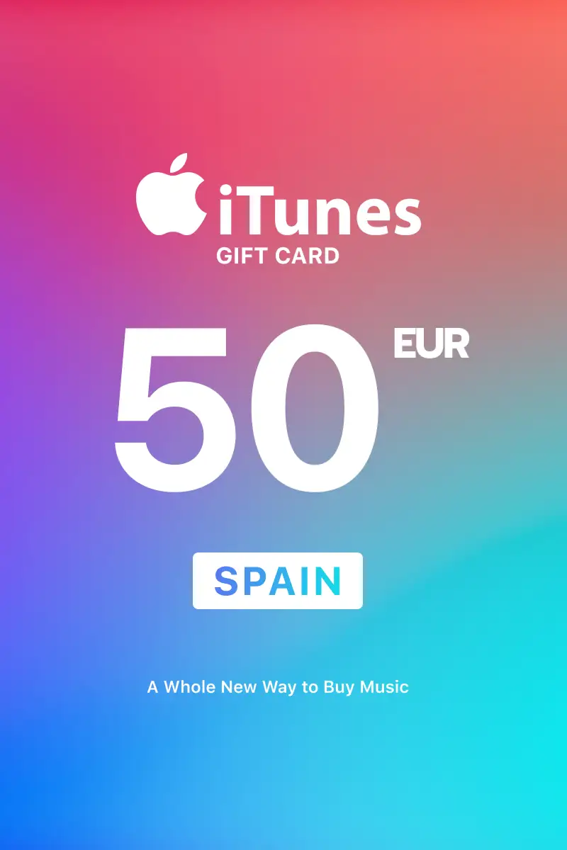 Apple iTunes 50 EUR Gift Card (Spain) - Digital Key