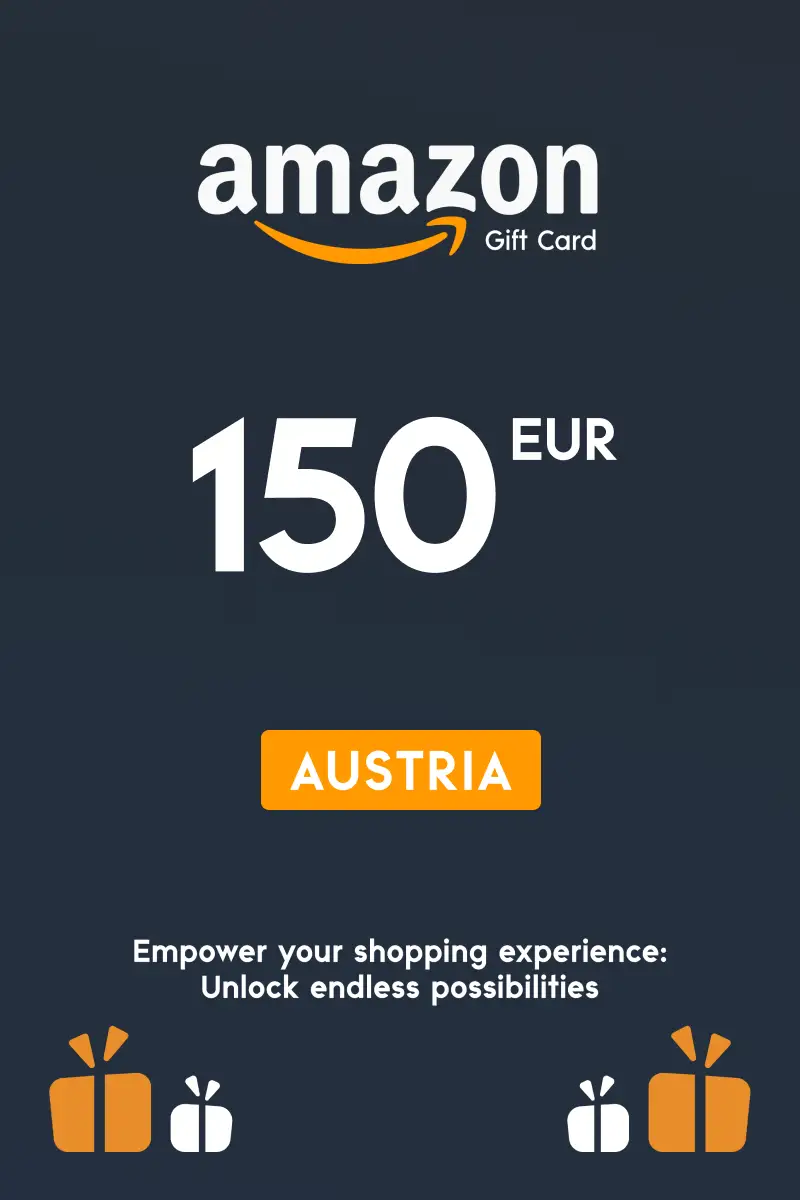 Amazon 150 EUR Gift Card (Austria) - Digital Key