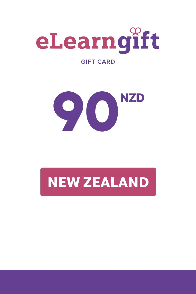 eLearnGift 90 NZD Gift Card (New Zealand) - Digital Key