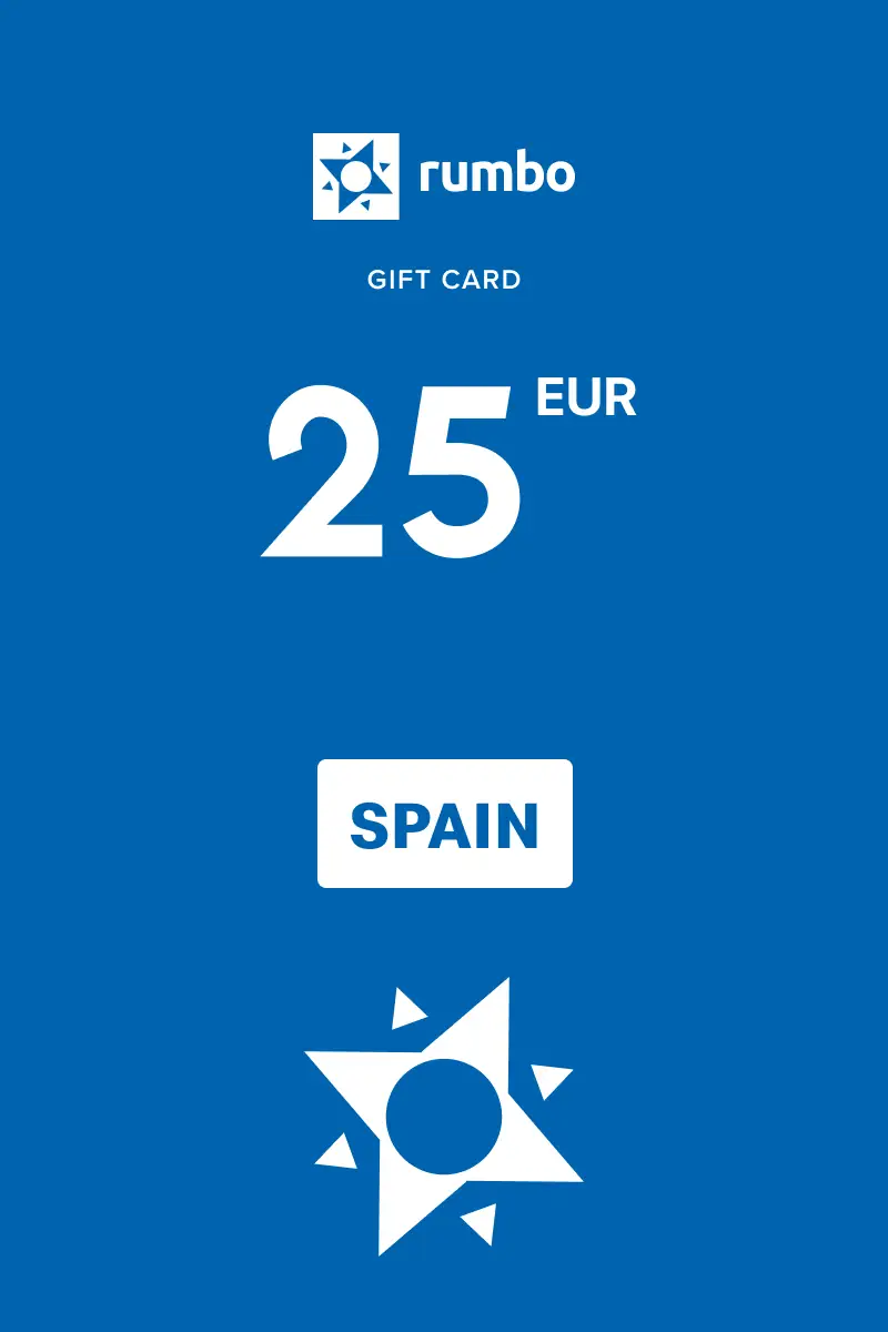Rumbo 25 EUR Gift Card (Spain) - Digital Key