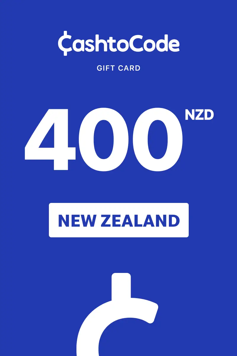 CashtoCode 400 NZD Gift Card (New Zealand) - Digital Key