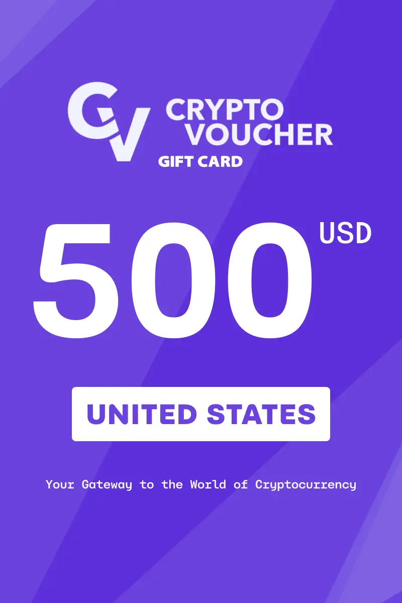 Crypto Voucher 500 USD Gift Card (United States) - Digital Key