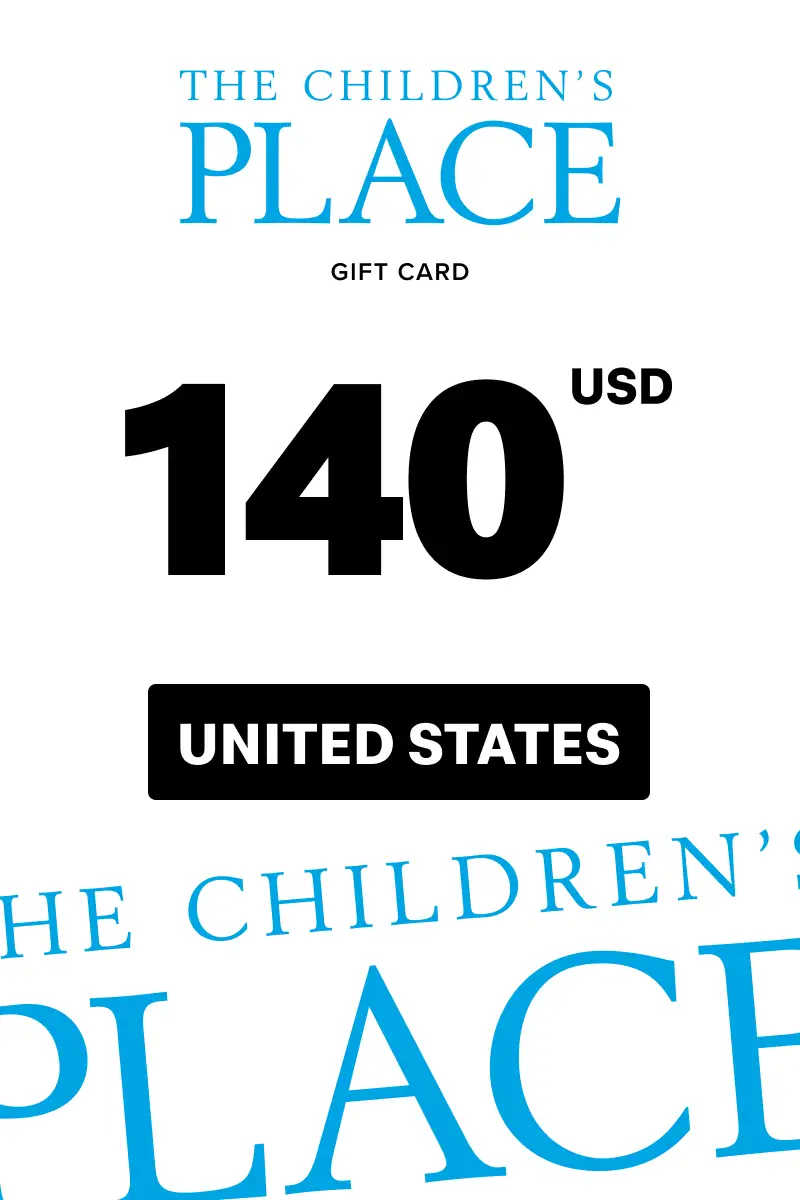 The Children's Place 140 USD Gift Card (United States) - Digital Key