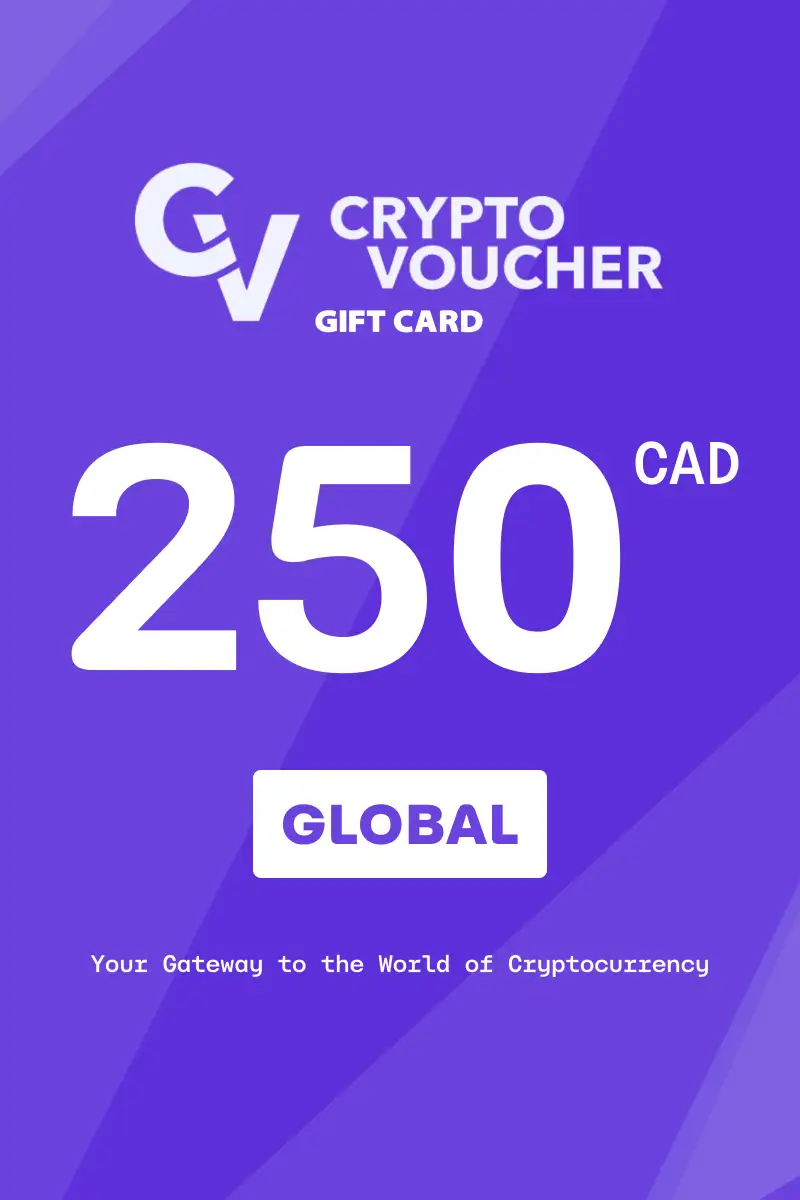 Crypto Voucher 250 CAD Gift Card (Global) - Digital Key