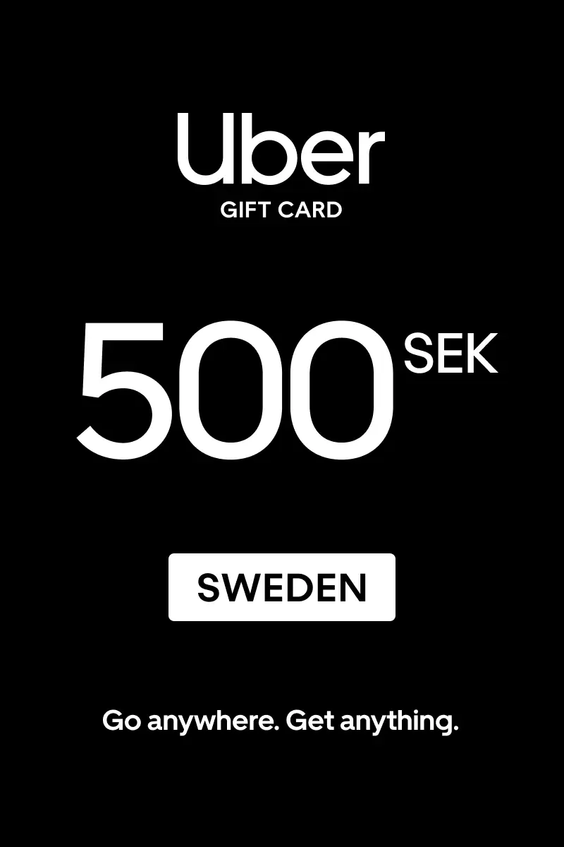 Uber 500 SEK Gift Card (Sweden) - Digital Key