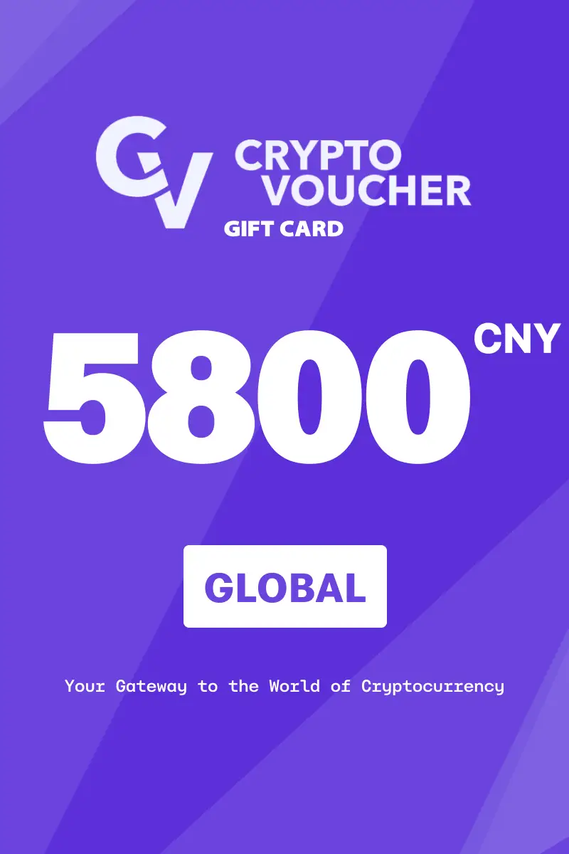 Crypto Voucher 5800 CNY Gift Card (Global) - Digital Key