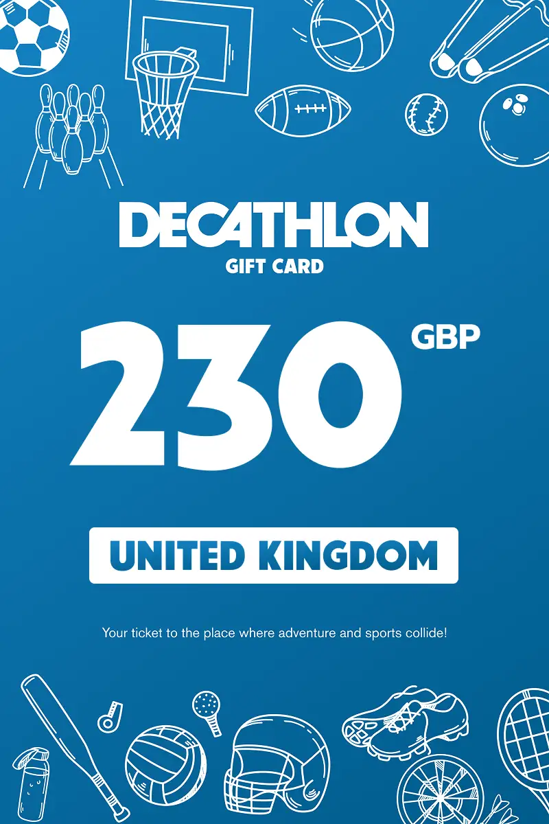 Decathlon 230 GBP Gift Card (United Kingdom) - Digital Key