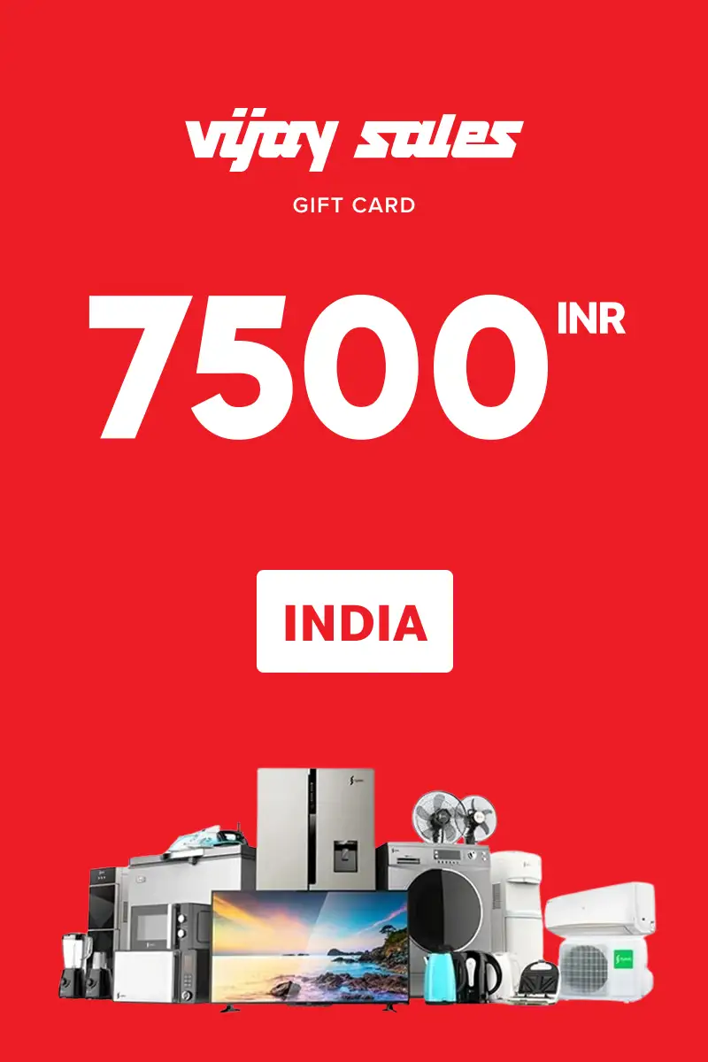 Vijay Sales 7500 INR Gift Card (India) - Digital Key