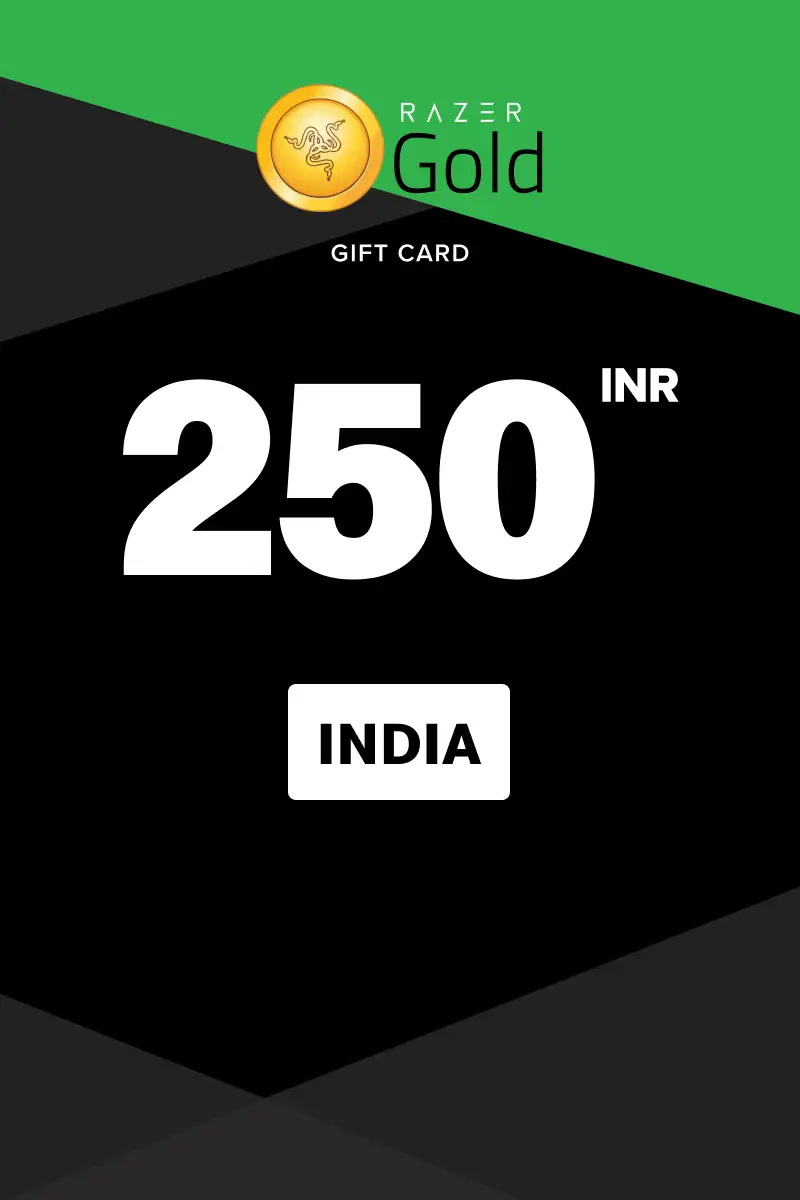 Razer Gold 250 INR Gift Card (India) - Digital Key