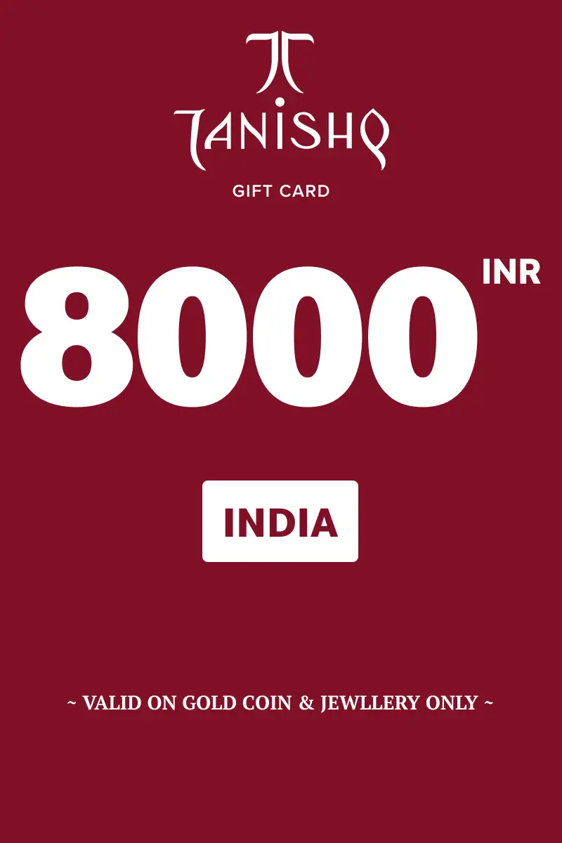 Tanishq Gold Coin 8000 INR Gift Card (India) - Digital Key