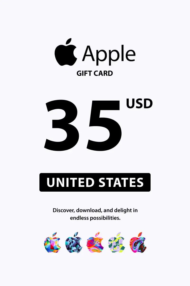 Apple 35 USD Gift Card (United States) - Digital Key