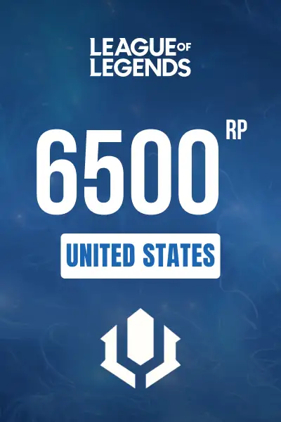 League of Legends 6500 RP (United States) - Digital Key