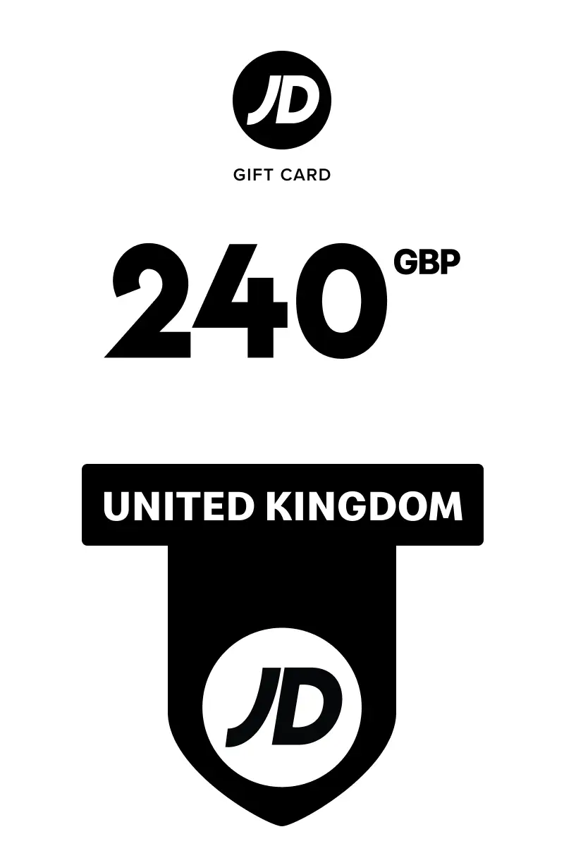 JD Sports 240 GBP Gift Card (United Kingdom) - Digital Key