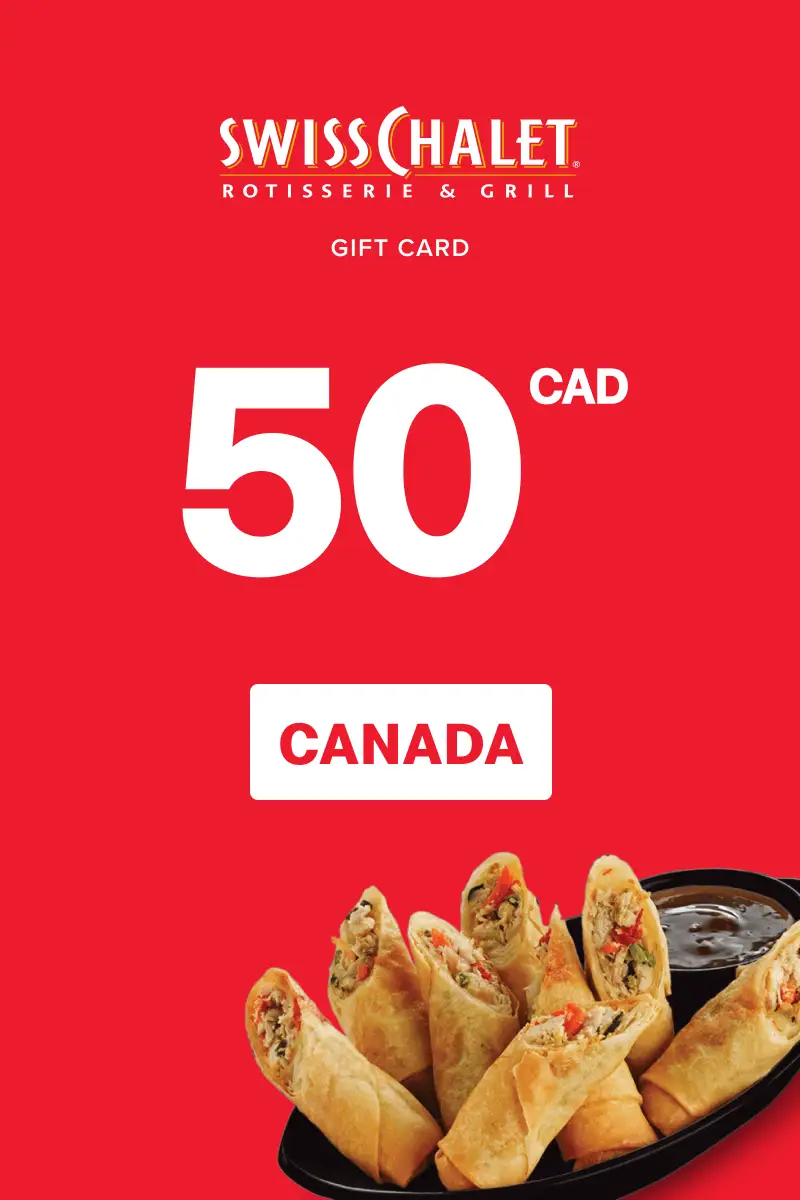 Swiss Chalet 50 CAD Gift Card (Canada) - Digital Key