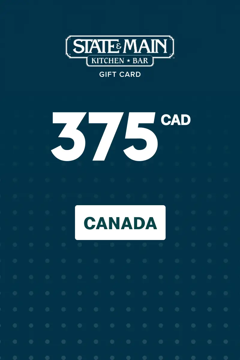 State and Main 375 CAD Gift Card (Canada) - Digital Key
