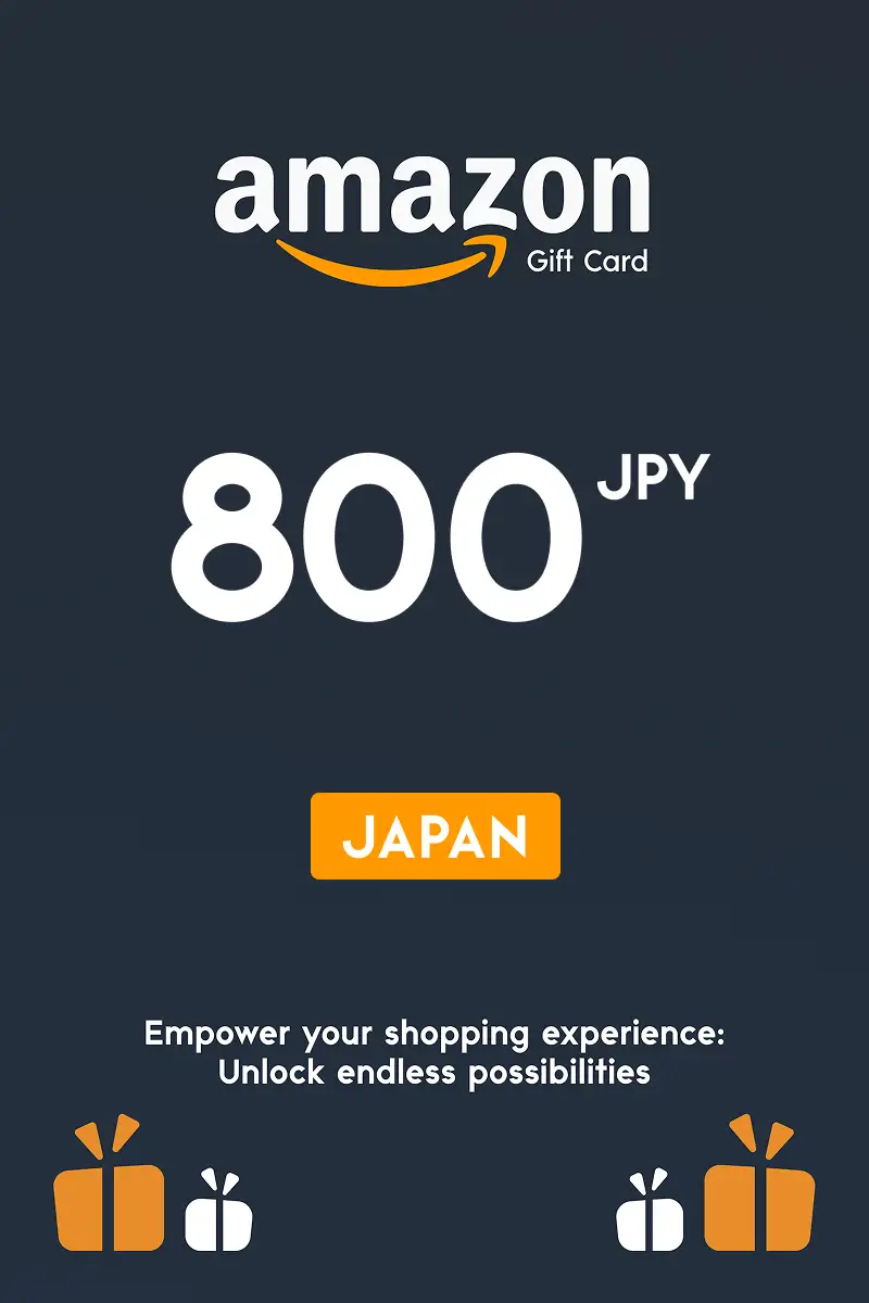 Amazon 800 JPY Gift Card (Japan) - Digital Key