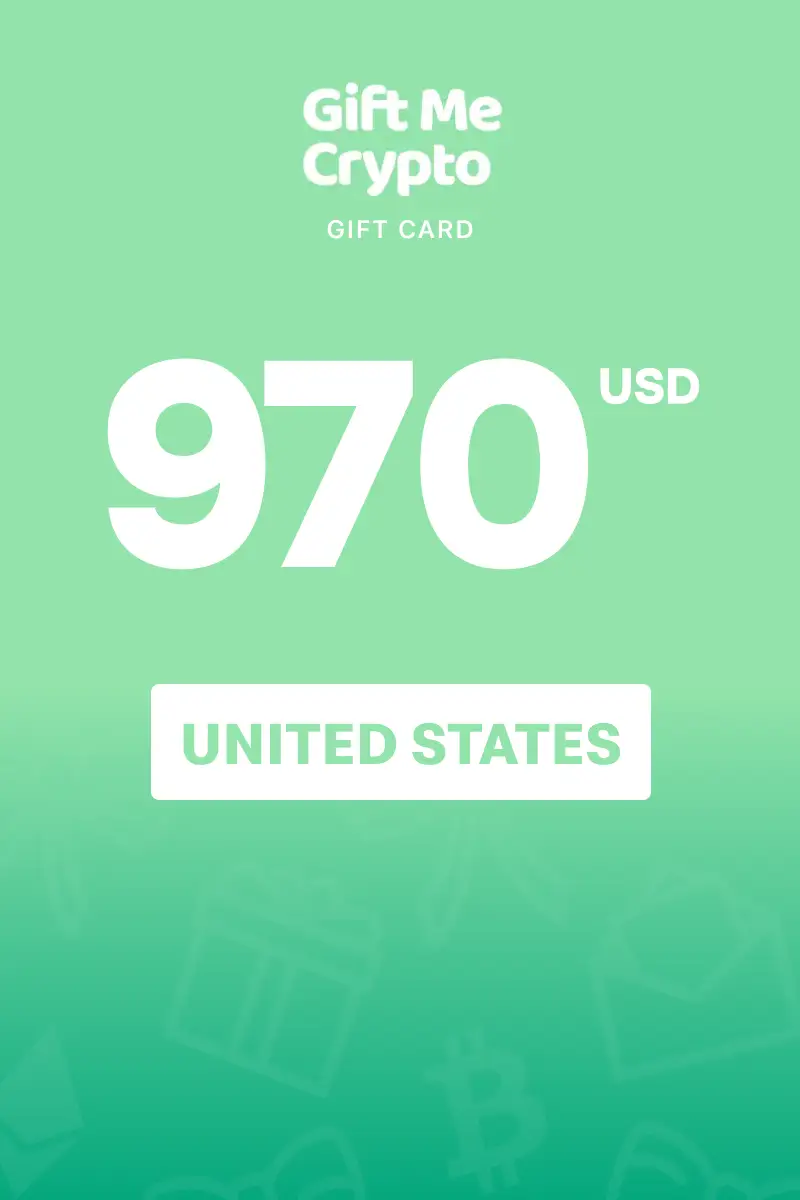 Gift Me Crypto (SOLANA) 970 USD Gift Card (United States) - Digital Key