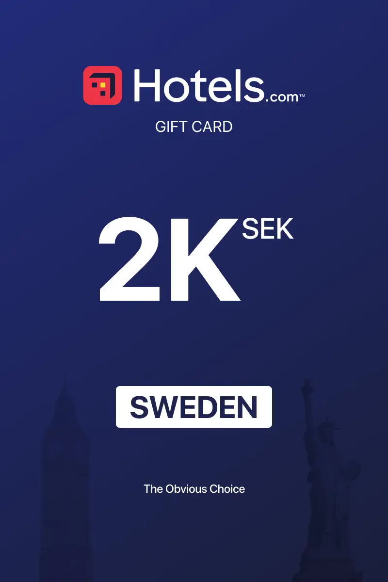 Hotels.com 2000 SEK Gift Card (Sweden) - Digital Key