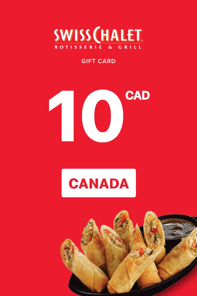 Swiss Chalet 10 CAD Gift Card (Canada) - Digital Key