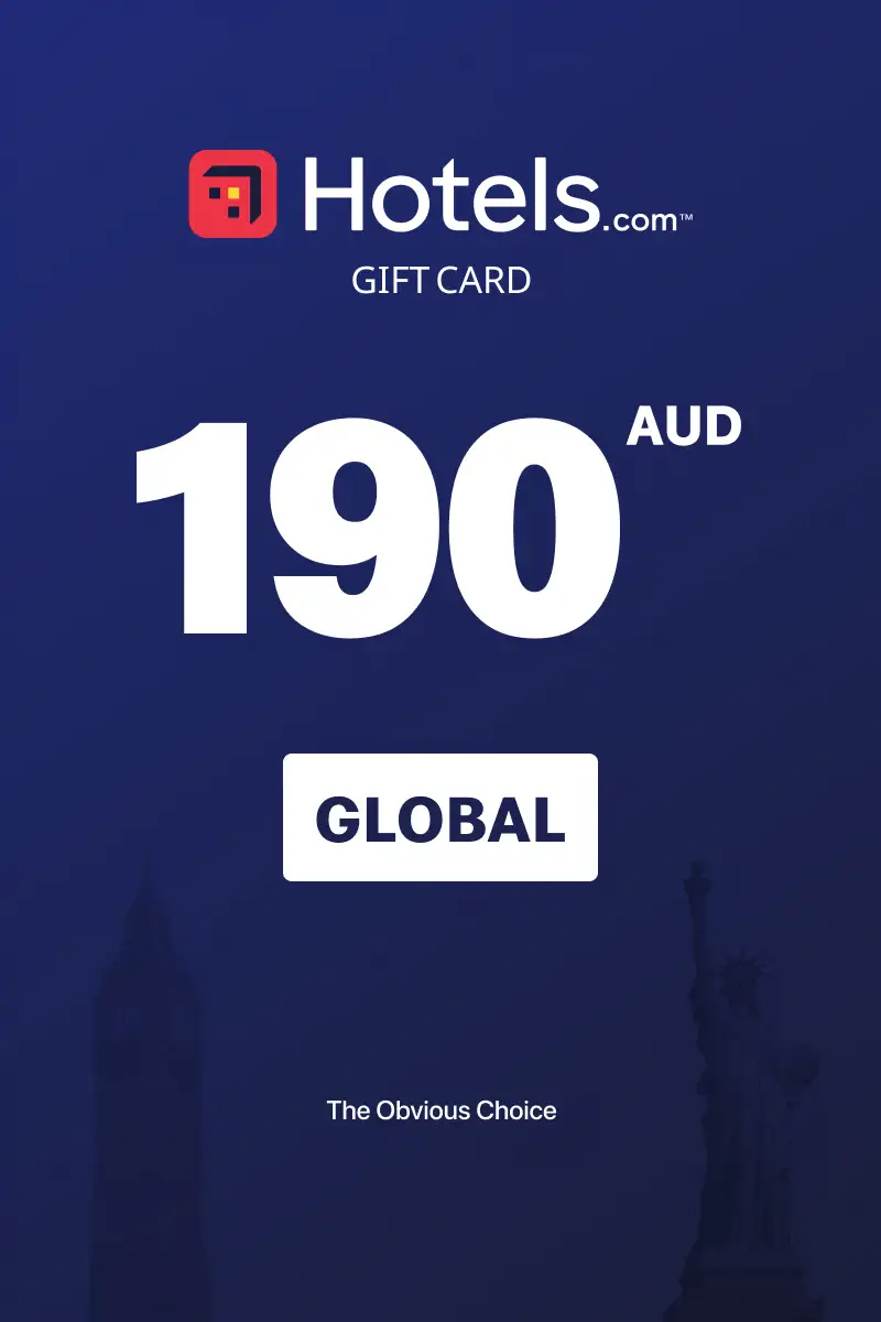 Hotels.com 190 AUD Gift Card (Global) - Digital Key