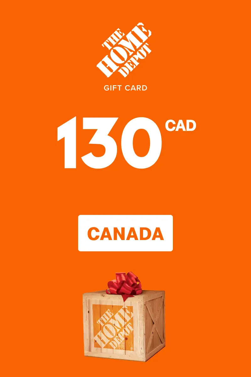 Home Depot 130 CAD Gift Card (Canada) - Digital Key