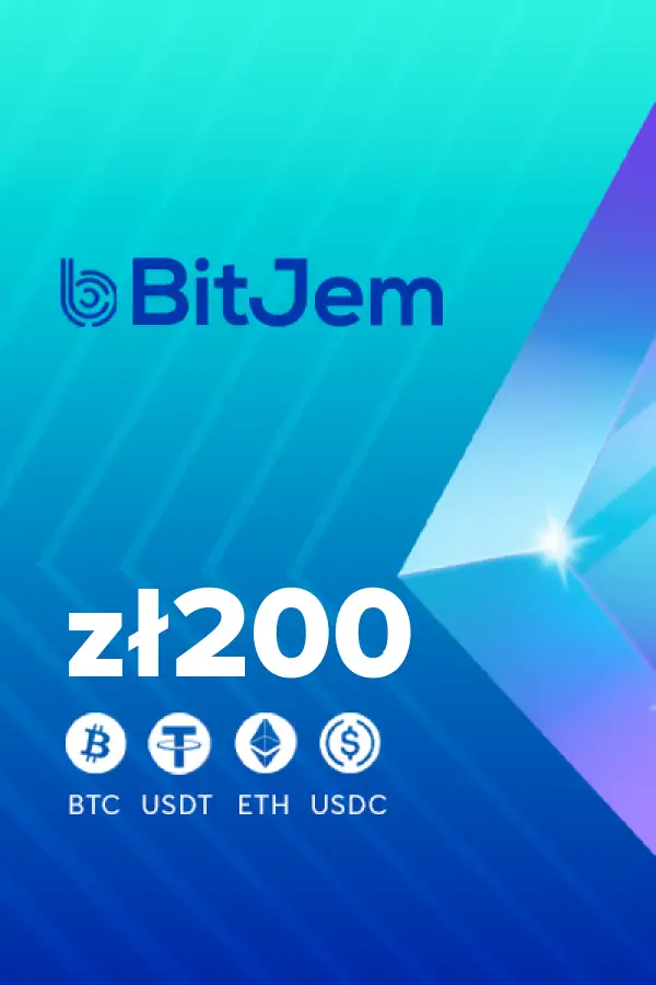 BitJem (BTC) 200 PLN Crypto Gift Card (Global) - Digital Key