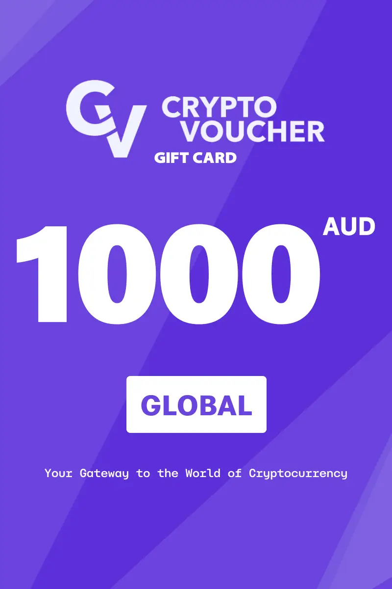 Crypto Voucher 1000 AUD Gift Card (Global) - Digital Key