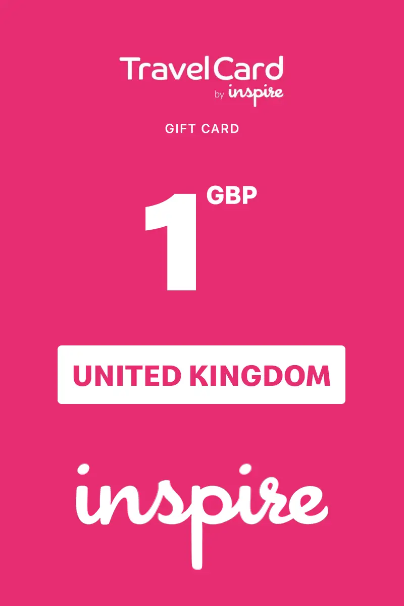 TravelCard by Inspire 1 GBP Gift Card (United Kingdom) - Digital Key