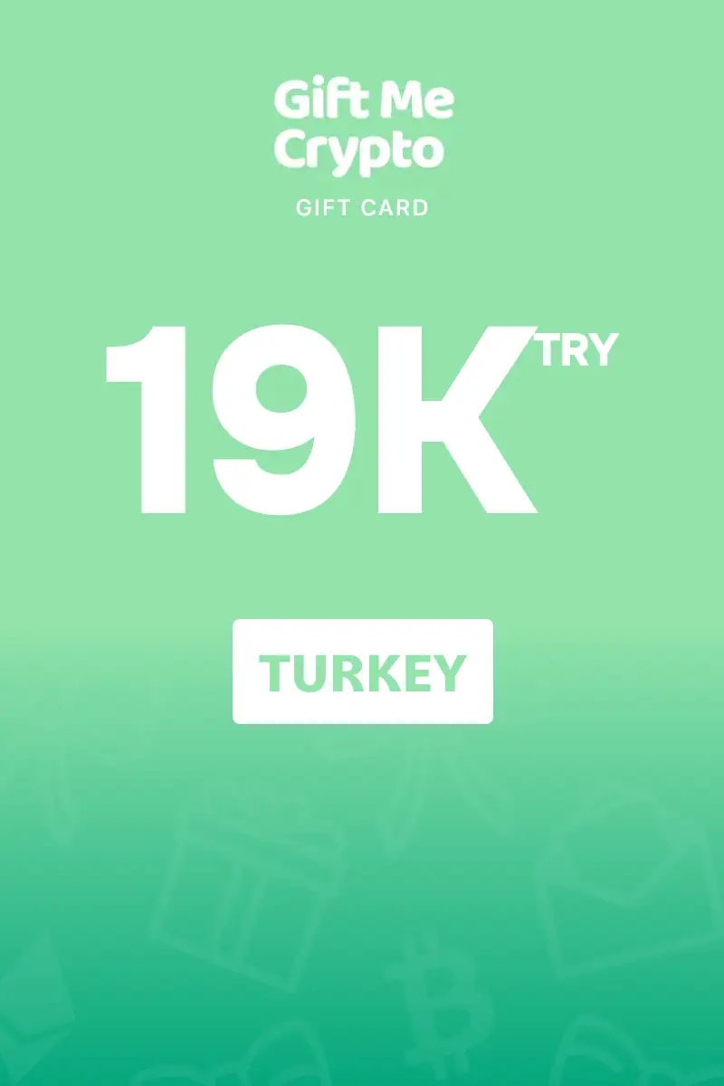 Gift Me Crypto 19000 TRY Gift Card (Turkey) - Digital Key