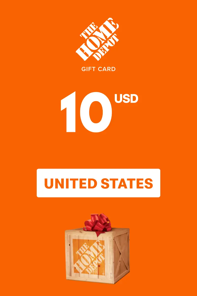 Home Depot 10 USD Gift Card (United States) - Digital Key