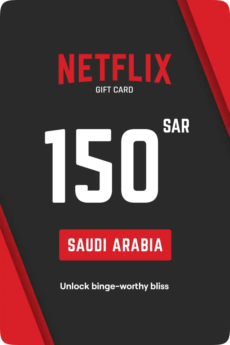 Netflix 150 SAR Gift Card (Saudi Arabia) - Digital Key