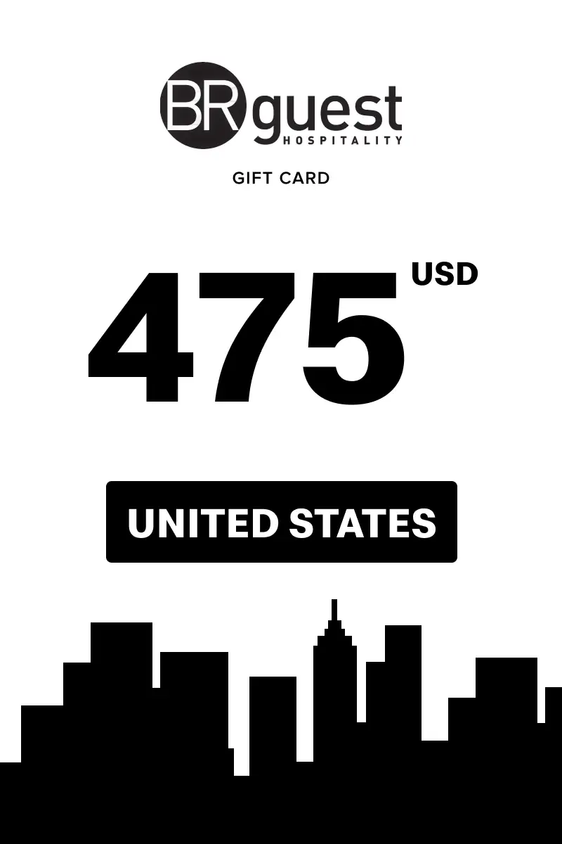 BR Guest Hospitality 475 USD Gift Card (United States) - Digital Key