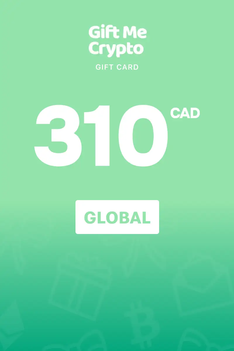 Gift Me Crypto 310 CAD Gift Card (Global) - Digital Key
