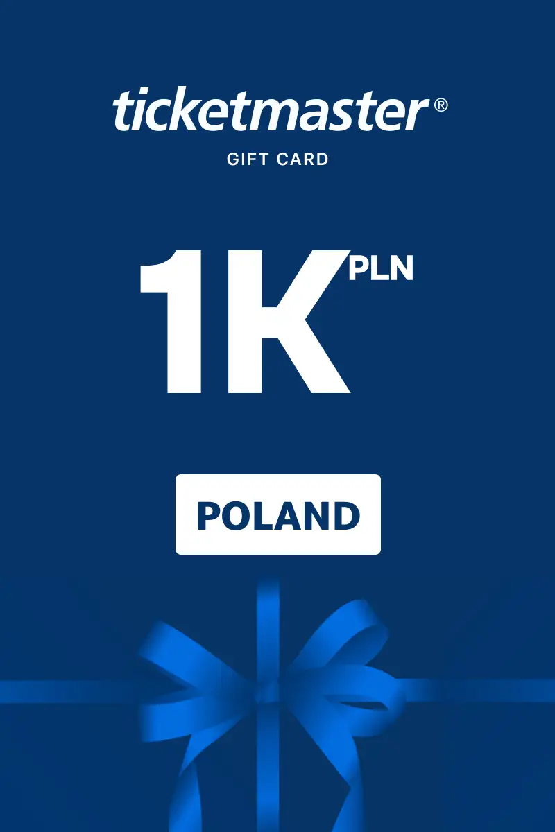 Ticketmaster 1000 PLN Gift Card (Poland) - Digital Key