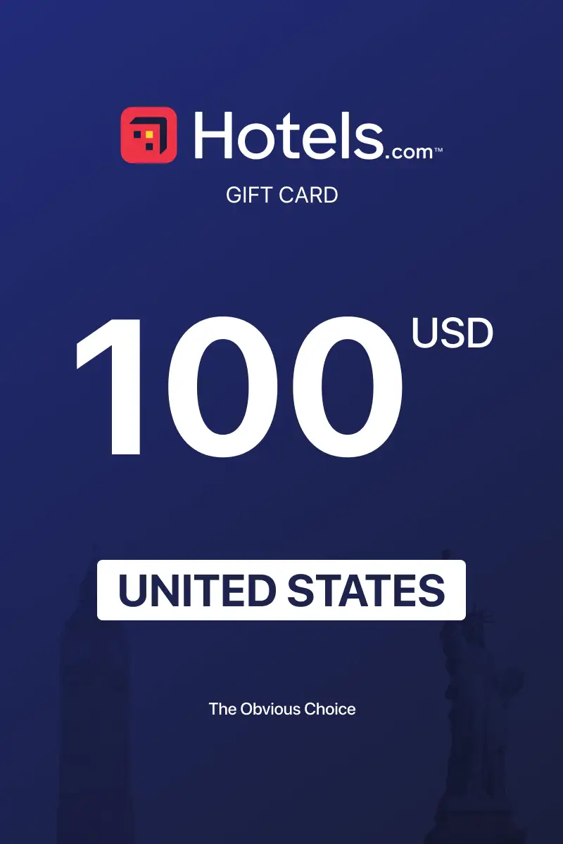 Hotels.com 100 USD Gift Card (United States) - Digital Key