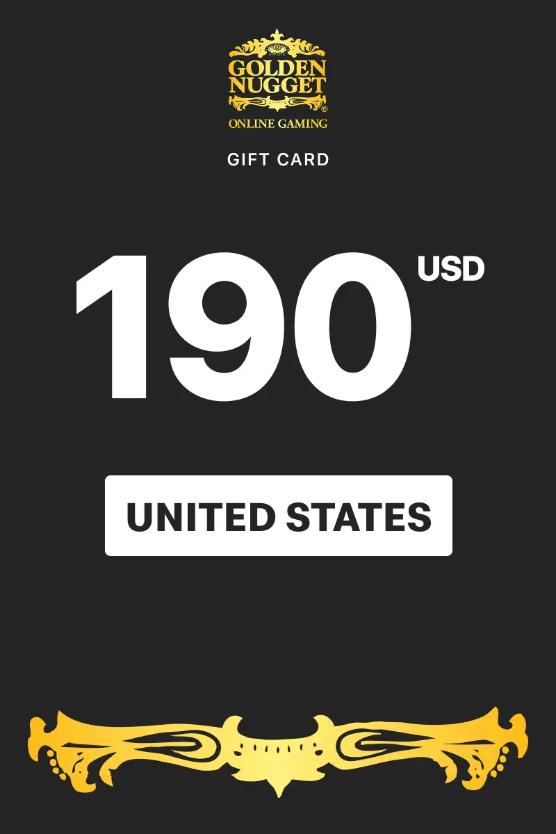 Golden Nugget Casino 190 USD Gift Card (United States) - Digital Key