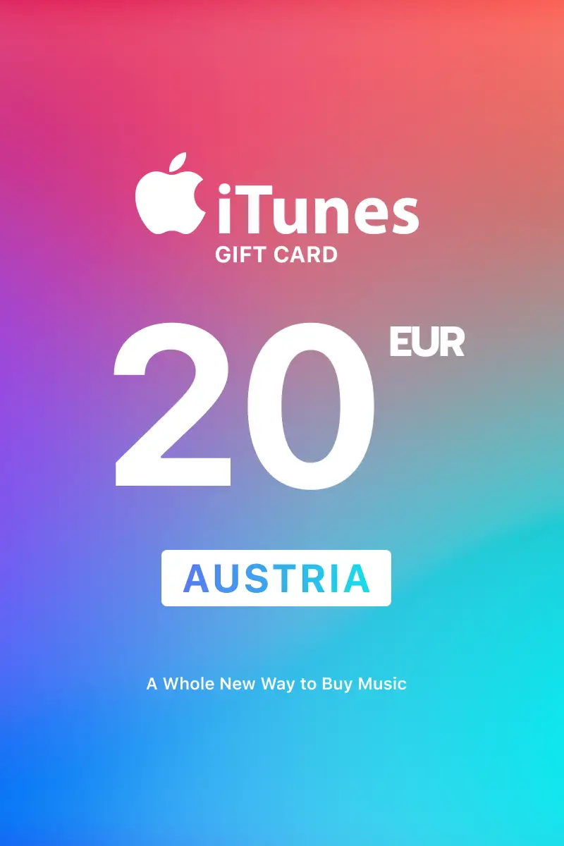 Apple iTunes 20 EUR Gift Card (Austria) - Digital Key